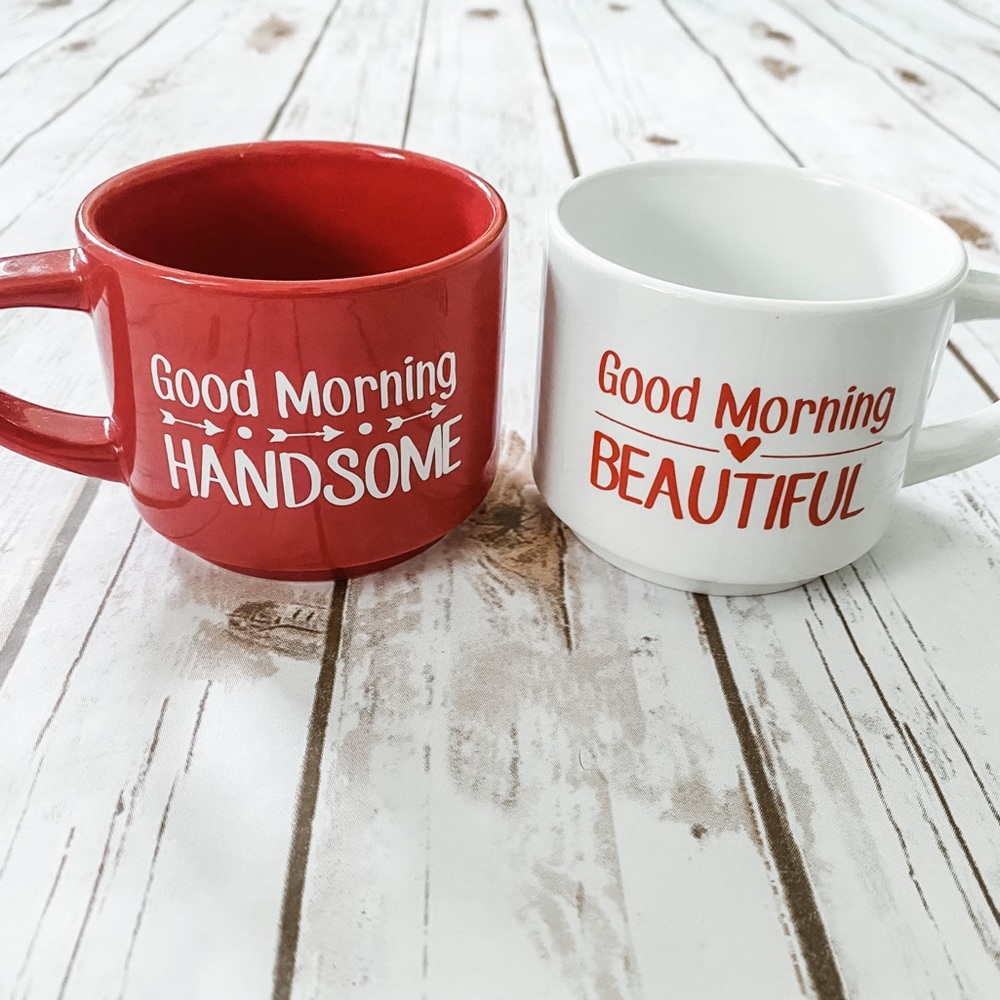 His & Hers Mugs 🤍SOLD❤️